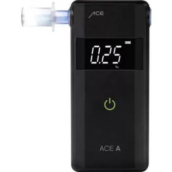 ACE OF SWEDEN ACE A alkotestare svart 0,00 till 4,00 ‰ larm, display, nedräkningsfunktion 107059