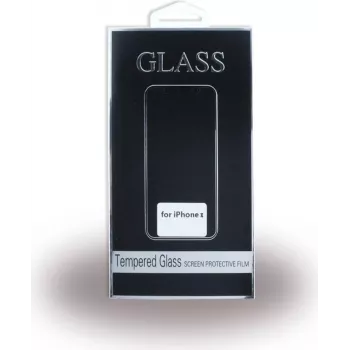CYOO Premium Apple iPhone X 5D härdat glas skärmskyddsfilm – svart