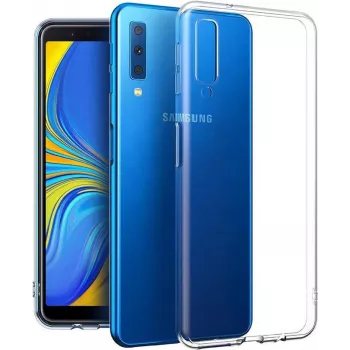 CYOO silikonskal för Samsung Galaxy A7 (2018) SM-A750F – ultra-tunt transparent
