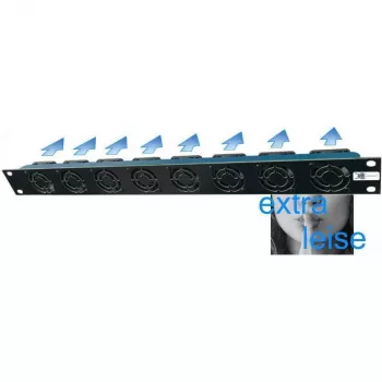 Liebernetz 19-SILENT fläktenhet - horisontellt luftflöde inlopp - 50 m³/h - 1U - 12V DC - supertyst 15 dB - svart (90LN19LUE1HE8BS)