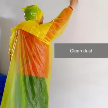 CYOO CY121628 Engångsregnponcho multifunktion, vattentät, flerfärgad, one size