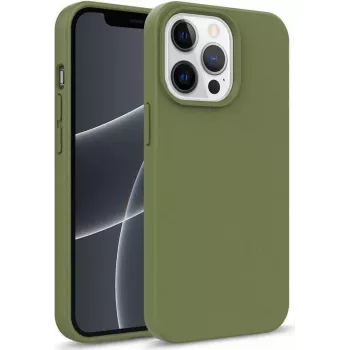 CYOO BioCase iPhone 13 Pro Max biologiskt nedbrytbart stötdämpande baksidesfodral grönt CY122547
