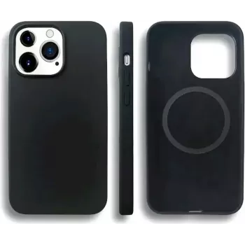 CYOO Liquid Silicone skal för iPhone 15 Pro svart (CY123282)