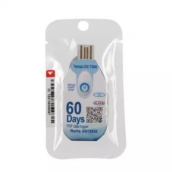 TFA Dostmann TempLOG engångstemperaturdatalogger -30 till +60 °C, USB, IP67, 16 000 mätvärden 31.1062.02
