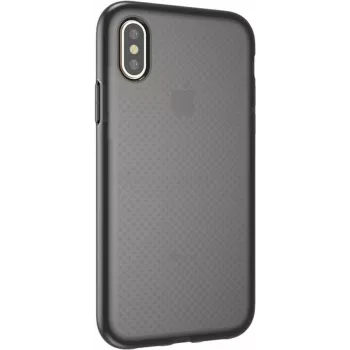 CYOO Dot Back silikonskal för Apple iPhone XS Max - transparent/svart
