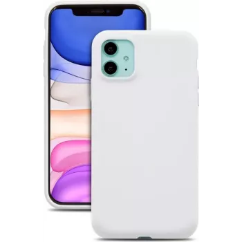 CYOO Premium flytande silikonfodral för iPhone 12 Pro Max 6,7 inch – vit (CY121879)