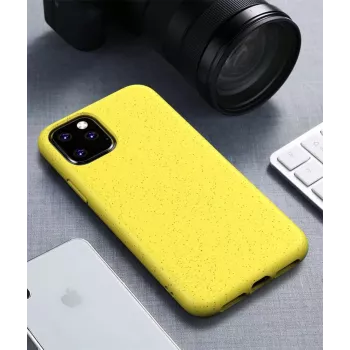 CYOO BioCase – iPhone 12 Pro Max 6,7 – gul – hårt fodral – biologiskt nedbrytbart (CY121900)