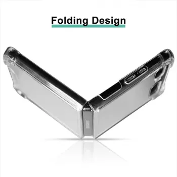 CYOO TPU silikonskal för Samsung Galaxy Z Flip – transparent (CY122089)