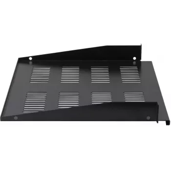 Rockstable RS19-FH18 19 inch 1U fast botten 400 mm djup 25 kg lastkapacitet svart