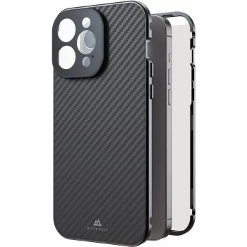 Black Rock Cover 360° Glass för Apple iPhone 16 Pro Max, äkta kolfiber (00228101)