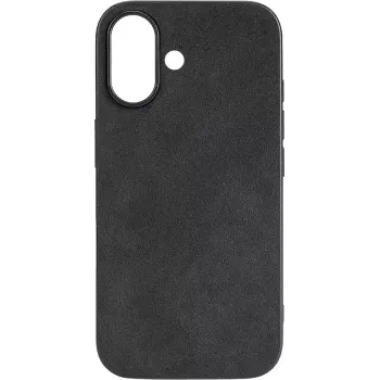 CYOO Alcantara-skal för Apple iPhone 16 svart (CY123615)