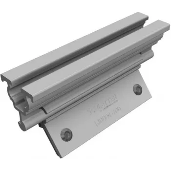 Schletter Solar ClampFit 130004-200 universell modulklämma för inramade solpaneler (30-50 mm), svart eloxerad aluminium