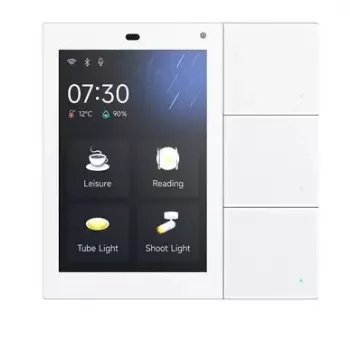 GVS pekskärmspanel S3 KNX rumscontroller med intercom och appserver, vit 503051170
