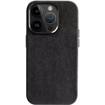 CYOO Alcantara-skal för iPhone 15 Pro svart (CY123274)