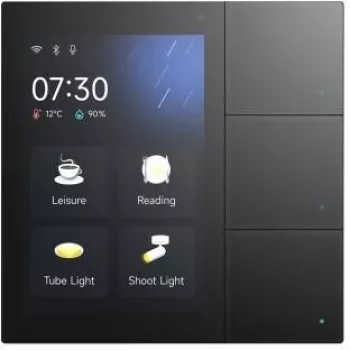 GVS pekpanel S3 10,1 inch KNX-pekpanel med porttelefon och appserver, svart 503051163