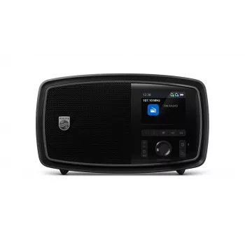 Philips Century bärbar radio, svart
