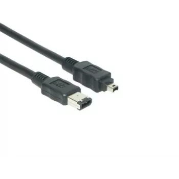 EXSYS FireWire 1394a-kabel 6-pin till 4-pin, 1,5 m, svart EX-K6810