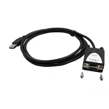 EXSYS USB 2.0 till RS-232 seriell adapter med +5V och LED, FTDI-krets (EX-1311-2F-5V)