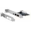 EXSYS EX-16600 PCI Express FireWire 1394a-kort med 3+1 anslutningar (VIA)