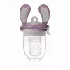 Kidsme Food Feeder Medium plum - baby frukt- och grönsaksbitring, 4m+