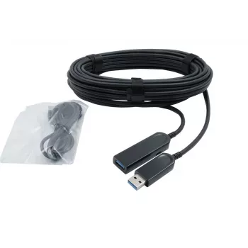 EXSYS USB 3.2 Gen1 Active Optical Cable (AOC), 20 m, USB-A till USB-B, svart EX-K1692