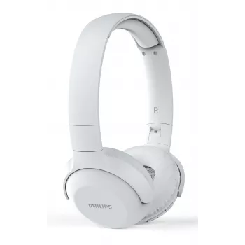 Philips UpBeat trådlösa on-ear-hörlurar med mikrofon, vit