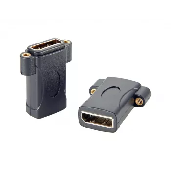 EXSYS EX-49304 panelmonterad DisplayPort hona-till-hona-adapter, skruvbar, 8K 60Hz