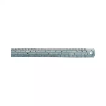 C.K Tools rostfri linjal, 150 mm / 6 inch, mm- och tumindelning (T3530 06)