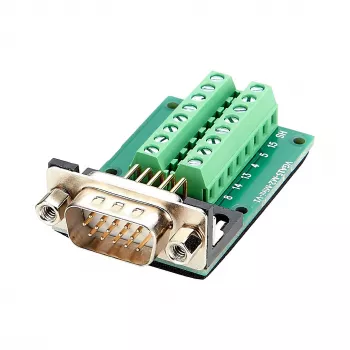 EXSYS EX-49022 VGA-kontakt till 16-pin terminalblockadapter
