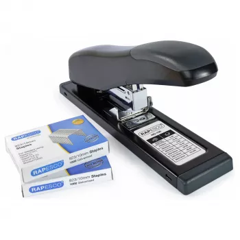Rapesco Germ-Savvy ECO HD-100 häftapparat, 20 ark, svart 1307