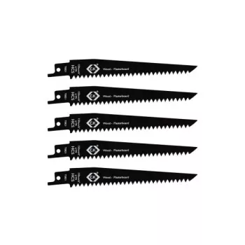 C.K Tools T0821 sabelsågblad 6 TPI, 150 mm, 5-pack
