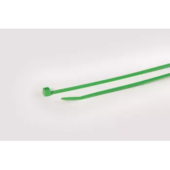 HellermannTyton T50R gröna polyamid-buntband, 200 mm x 4,6 mm, 100-pack 111-04801