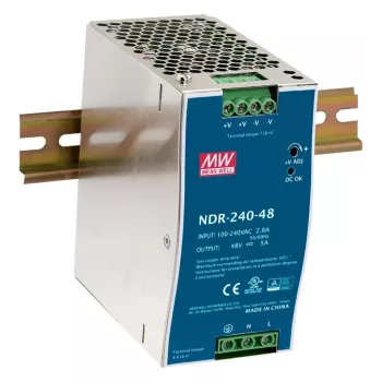 EXSYS Meanwell 240W DIN-skena nätaggregat 48V/5A - NDR-240-48 (EX-6976)