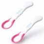 Kidsme temperaturindikerande babyskedar, lavendel, 2-pack, 6+ månader