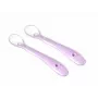 Kidsme barnsked för avvänjning, 2-pack, lavendel, livsmedelsgodkänd silikon, från 4 månader