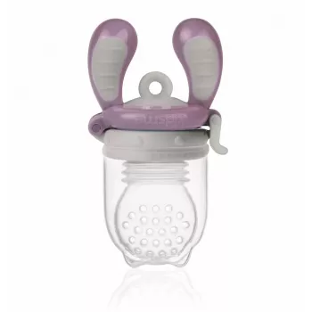 Kidsme Food Feeder Large matningsanordning för fast föda plum 6+ månader