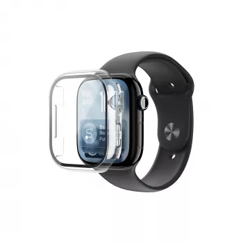 AMAZINGTHING Radix skärmskyddsfilm med skal för Apple Watch Series 11 42 mm – transparent