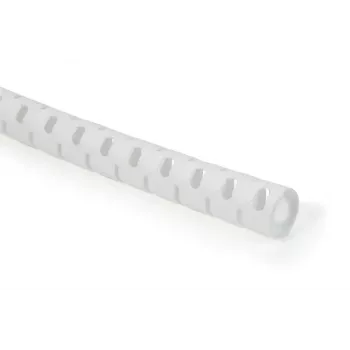 HellermannTyton HelaDuct HTWD-PN 25x25 mm vit kabelkanal med lock, 2 m, smal slits 161-64215