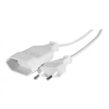 CUC Exertis Connect 573722 förlängningskabel för inomhusbruk, 1 AC-uttag, 1,8 m, vit