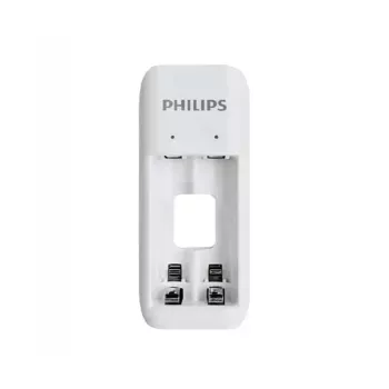 Philips SCB2070NB/00 batteriladdare med 2x AA 700 mAh batterier