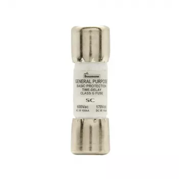 Eaton BK/SC-15 Bussmann SC säkring klass G 15 A 600 V AC 170 V DC snabb patron säkring