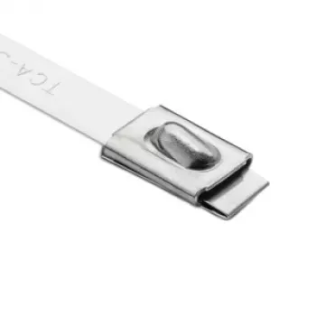 HellermannTyton MBT33H buntband i rostfritt stål, 360 mm x 7,9 mm, 50-pack (111-94339)