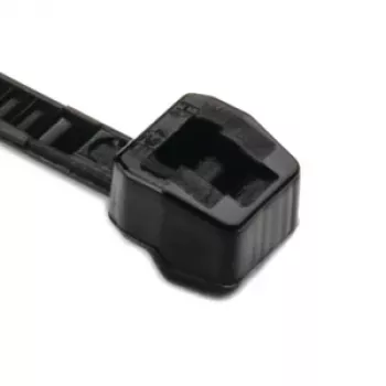 HellermannTyton OS-serien buntband med utvändig tandning 100 x 2,5 mm, svart, 100 st 118-04700