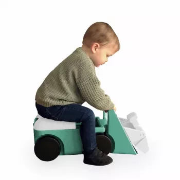 Chillafish Blockie fyrhjuling, mintgrön, 1 till 3 år