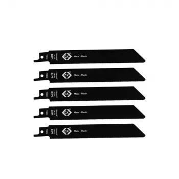 C.K Tools T0823 sabelsågblad 24 TPI, 150 mm, bi-metall, 5-pack