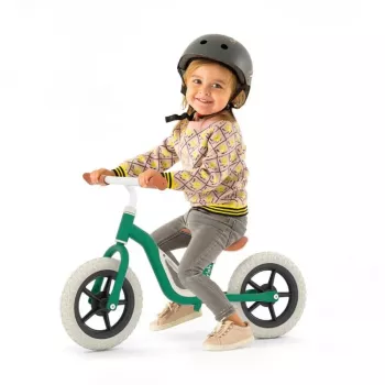 Chillafish Charlie 10 balanscykel, Forest Green, 1,5-4 år