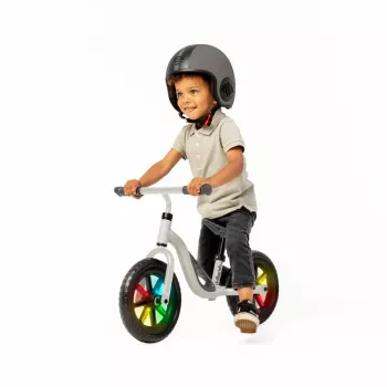 Chillafish Charlie 10 balanscykel, beige, med ljus, 1,5-4 år