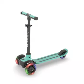 Chillafish Scotti 3-hjulig sparkcykel med ljusande hjul, från 3 år, mint
