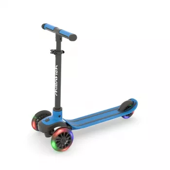 Chillafish Scotti 3-hjulig sparkcykel med ljusande hjul, Navy