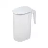 PLAST TEAM saftkanna 1,5 L, transparent/vit, PP med TPE-tätning 11200800
